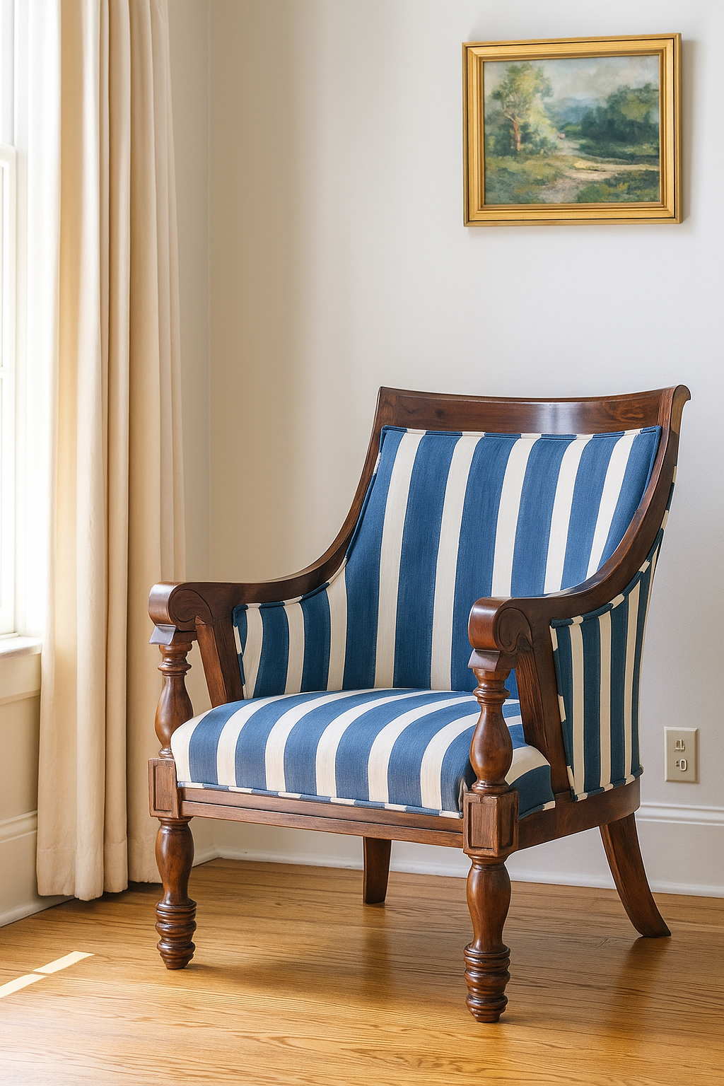 Colombia Solidwood Accent Chair