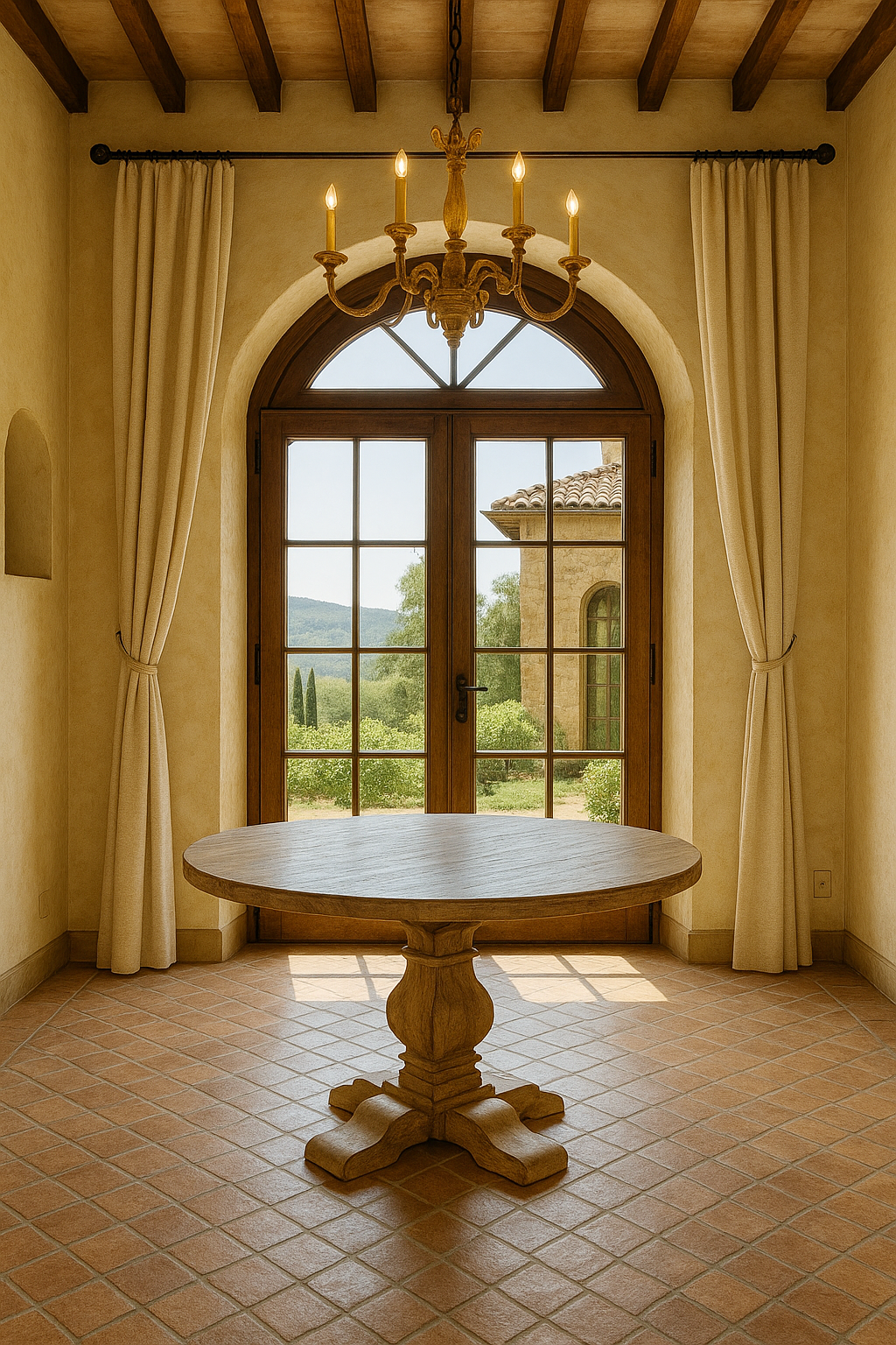 Duke Solidwood Premium Restaurant Home Dining Table