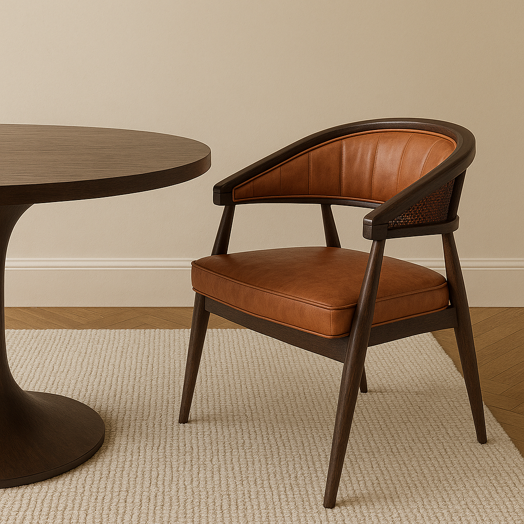 Jodhpur Fine Dining Restaurant Cane Dining Chair