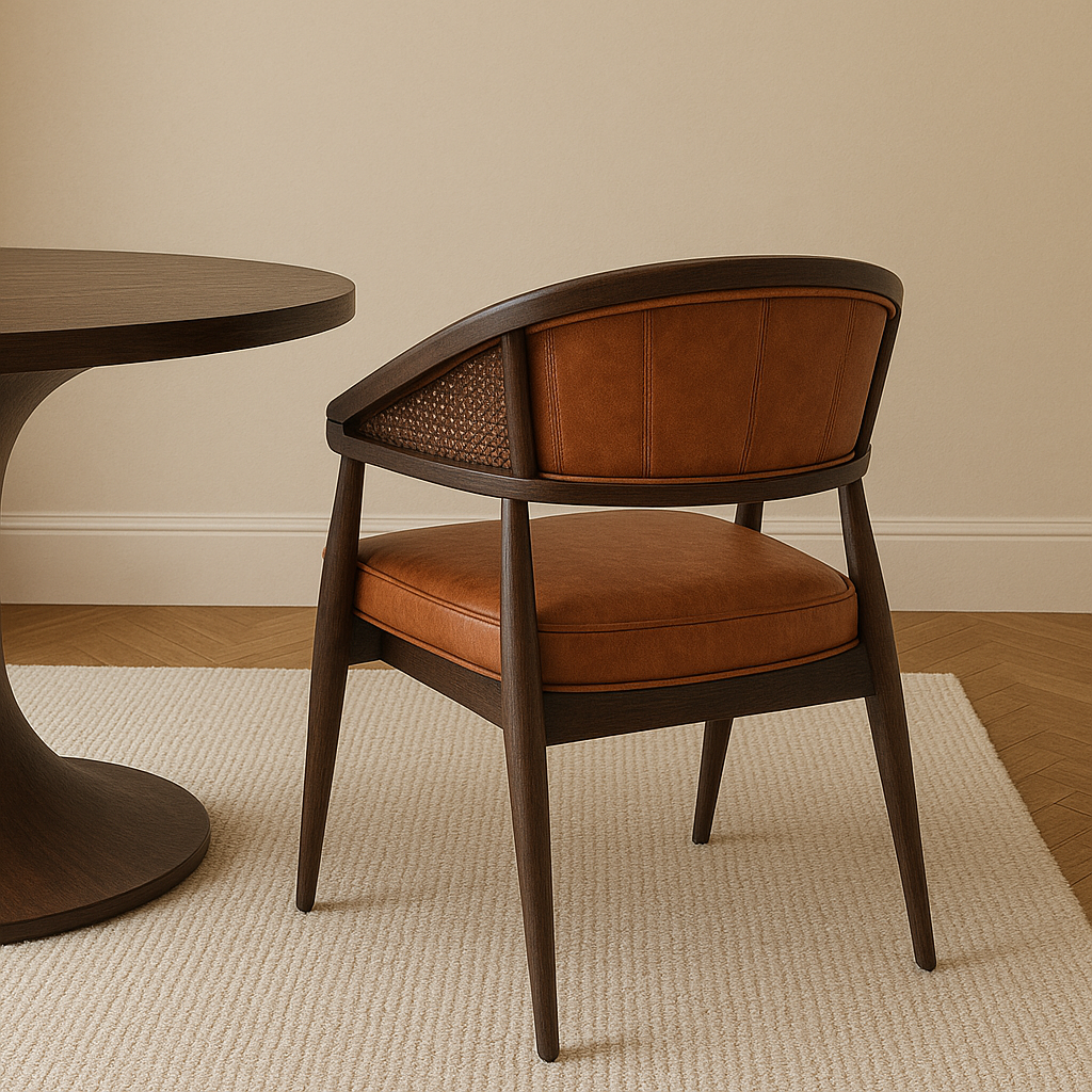 Jodhpur Fine Dining Restaurant Cane Dining Chair