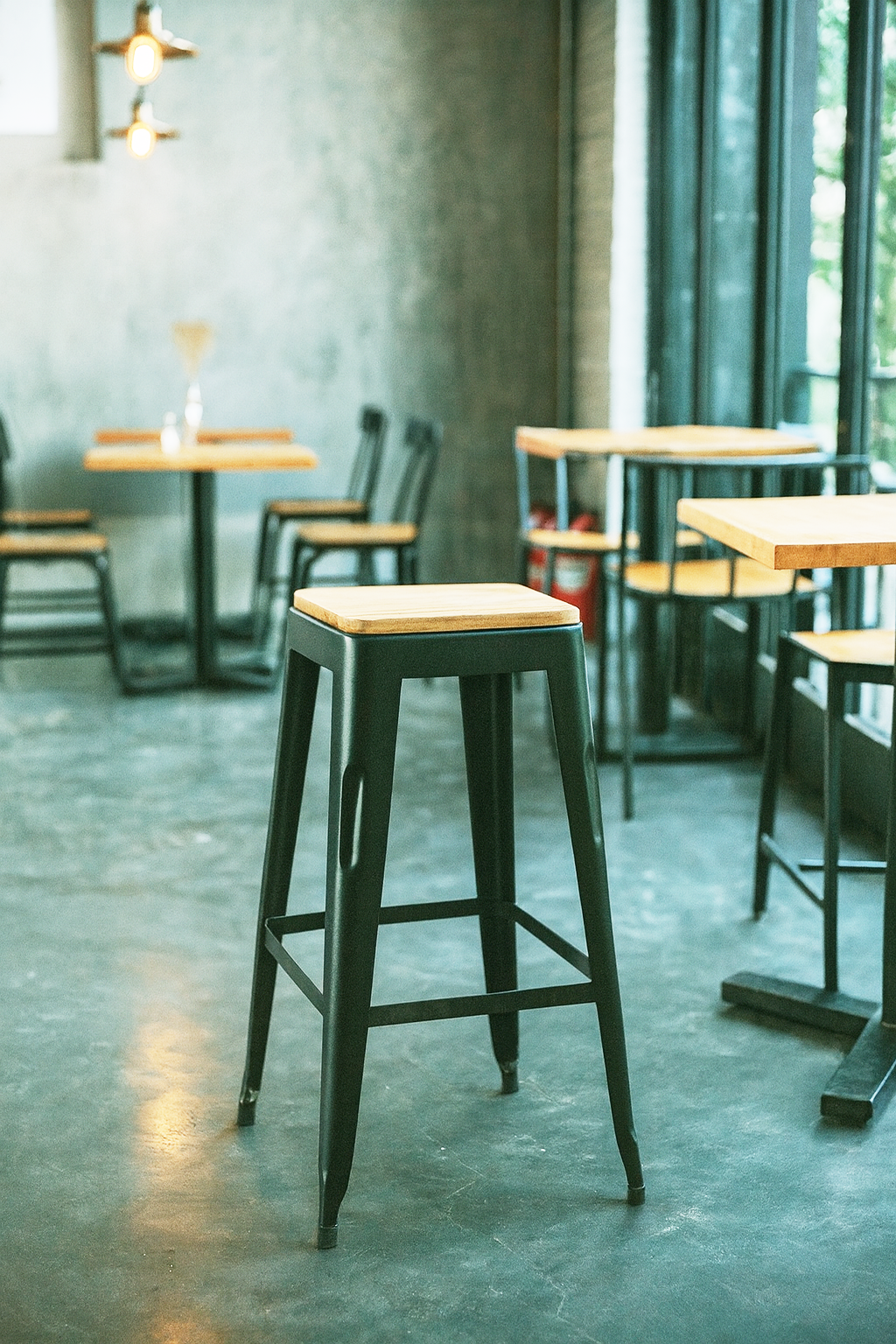 Marcel Stool Wooden Seat