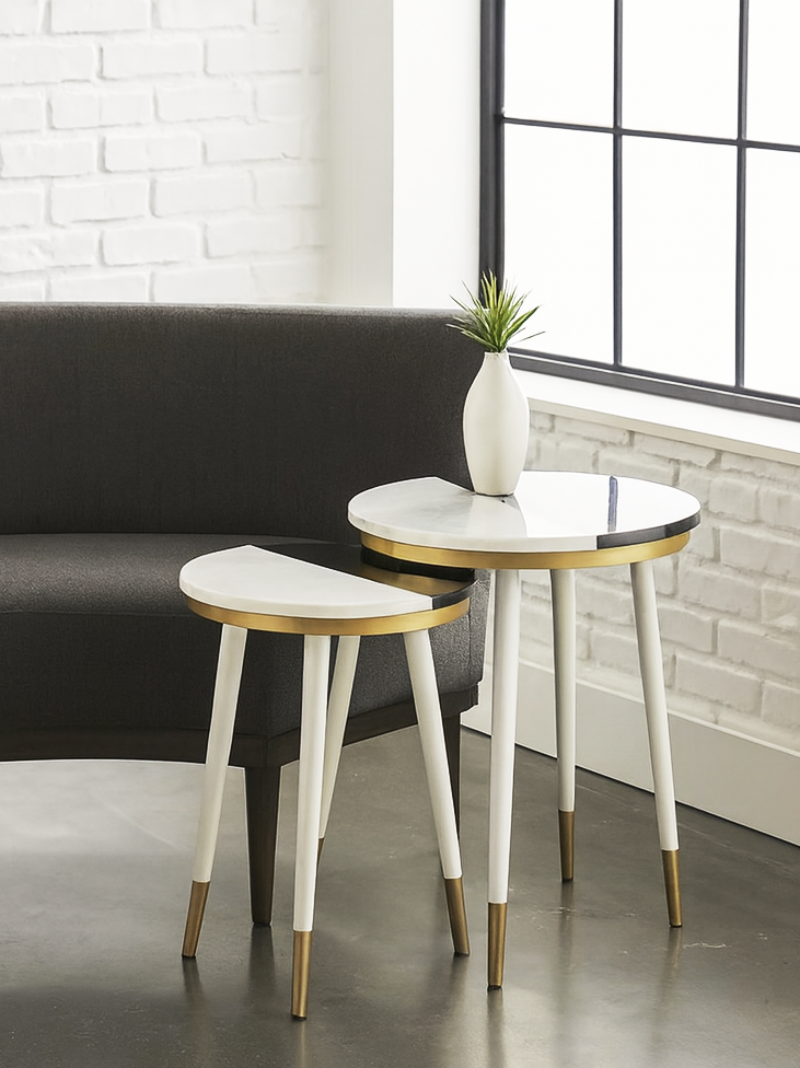 Taj Marble Side Table