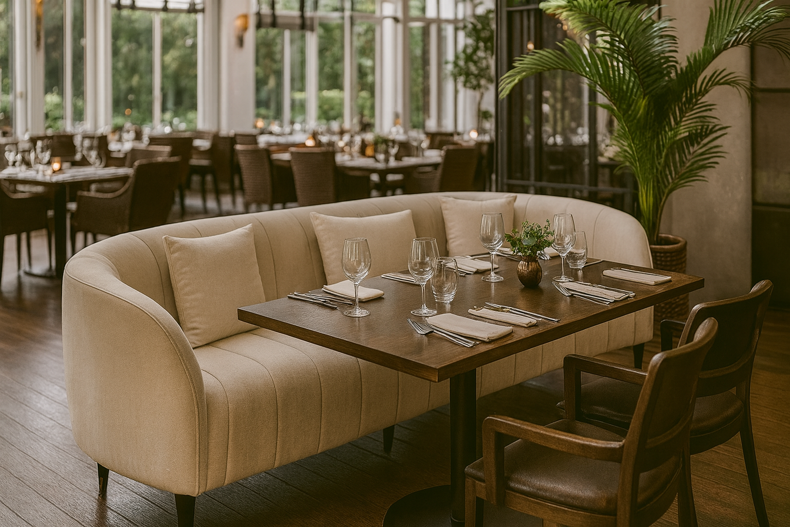 Layla Three Seater Restaurant Hotel Sofa – Kario Home
