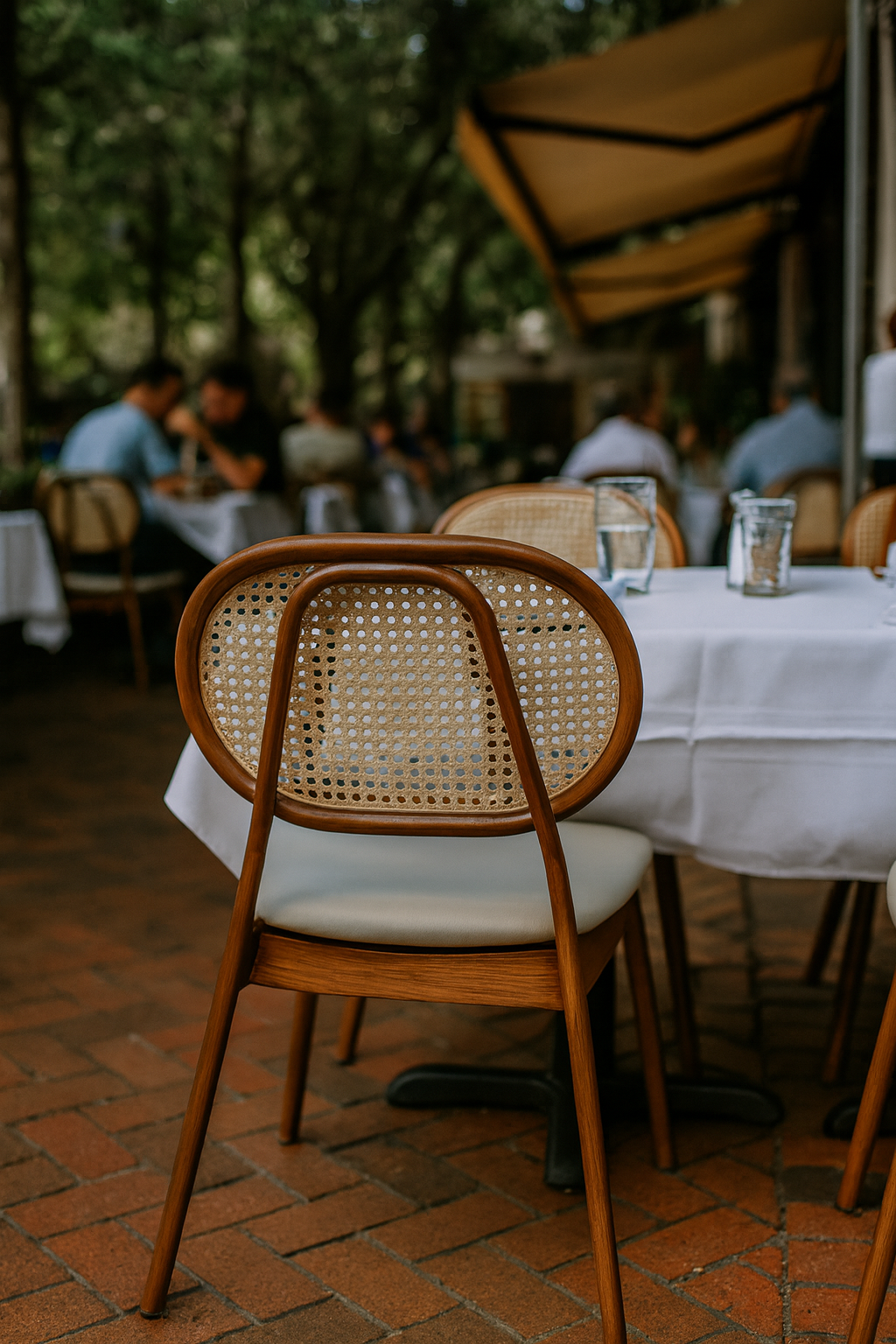 Harbor Cane Back Restaurant Dining Chair
