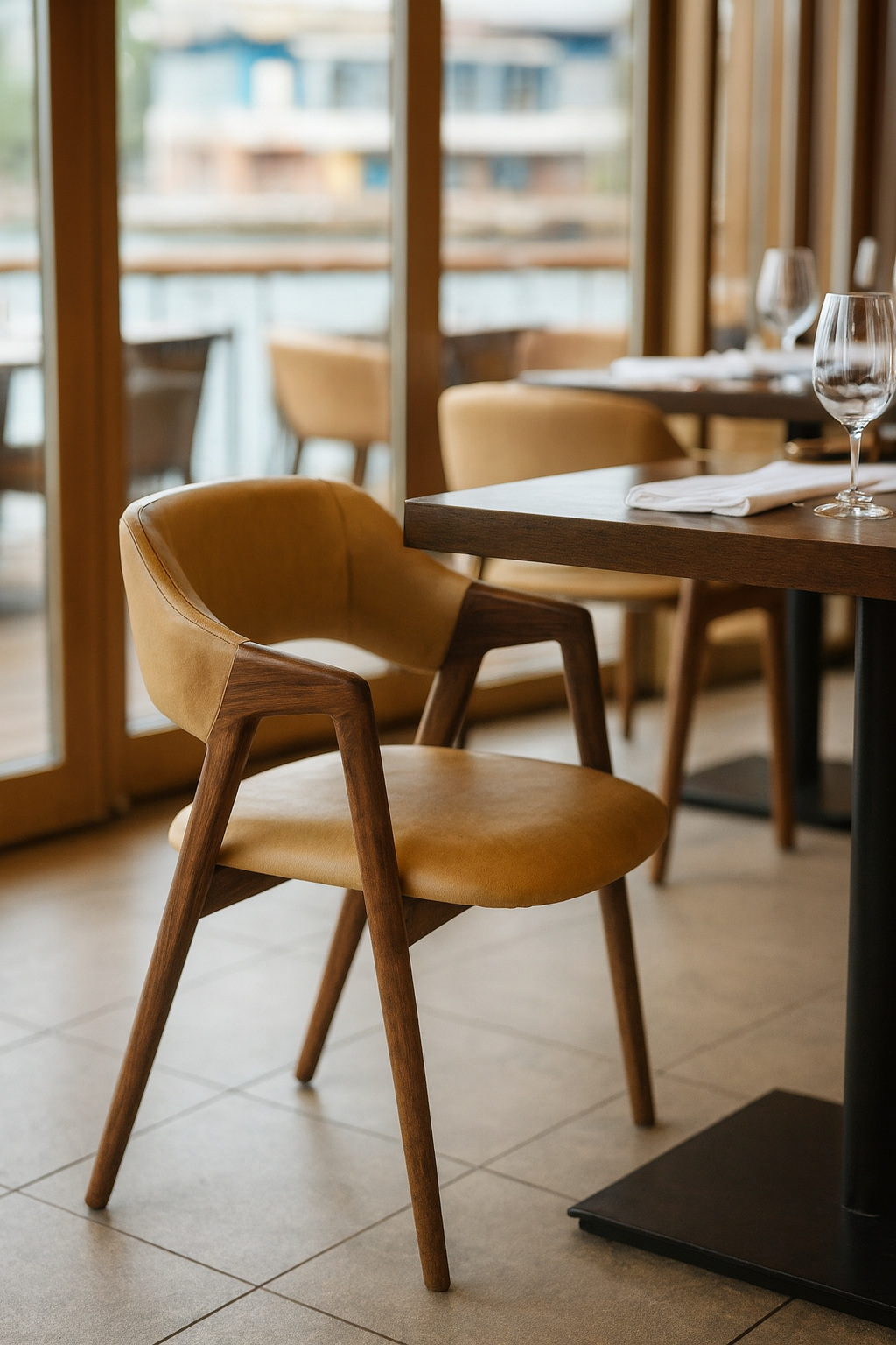 Tashi Upholstered Back Dining Chair